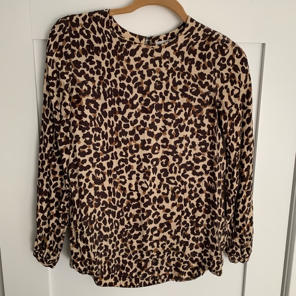 Steven Alan all over print silk top - Picture 1 of 4